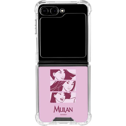 Disney Mulan Personalities Galaxy Z Flip6 Clear Case